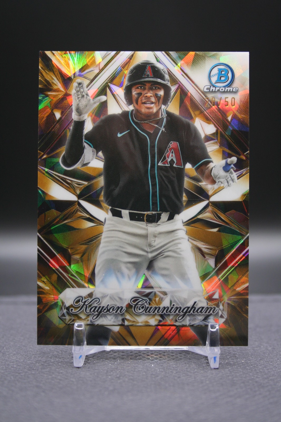 2025 Bowman Draft | Kayson Cunningham | Gold Sapphire Selections /50