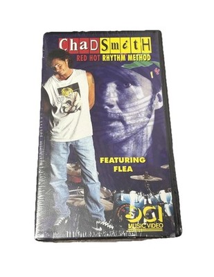 Chad Smith   Red Hot Rhythm Method   VHS   Sealed   Featuring Flea