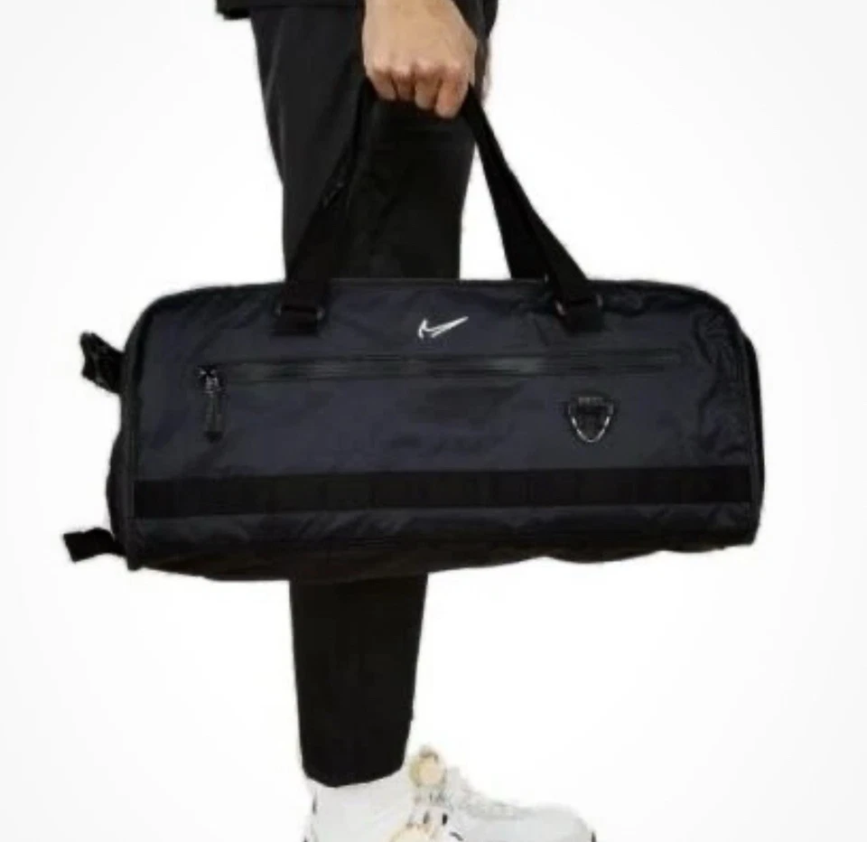 Nike Shield RPM 30L Bolsa de Entrenamiento de Gimnasio de Lona, Negra, Como se muestra, DB3868-010 Foto 2 de 3