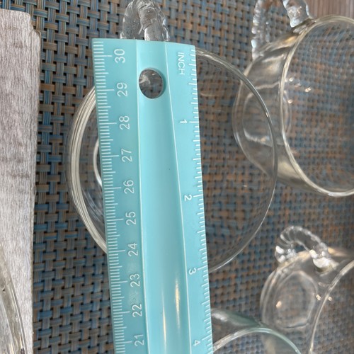 Vintage Gastgewerbe Snack Set von Federal Glass Company für 4, 8 Teile - Bild 13 von 14