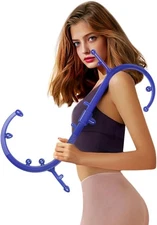 Back Massage Hook Trigger Point Massager Tool Handheld Self Massage Cane for