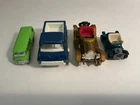 Vintage Lot! 1968 Hot Wheels Hot Heap Aqua, 1913 Cadillac, Tootsietoy truck, GMC