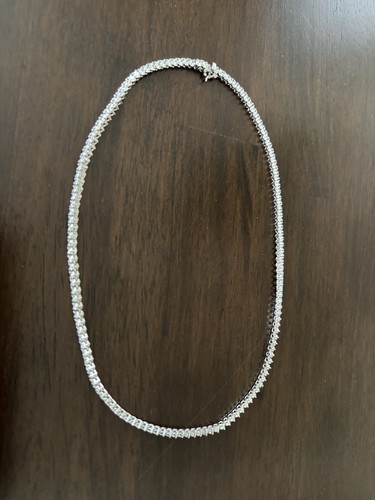 Collar QVC Epifanía Plata Esterlina Platino Revestido Diamonique 18" - Imagen 2 de 15