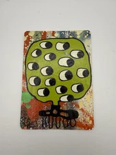 UFO907 Original Art Painting STREET ART Banksy Graffiti NYC UFO 907 Street Art