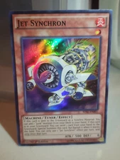 YUGIOH TCG JET SYNCHRON SDSE-EN001 SUPER 1ST EDITION NM
