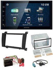 Kenwood 2DIN Bluetooth MP3 USB DAB Autoradio f&uuml;r Mercedes SLK R171 2004-2011