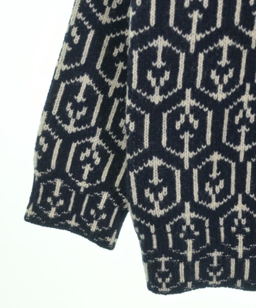 PRADA Cardigans NavyxWhite(Patterned) 38(Approx. … - image 7