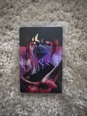 2026 McDonald s KPop Demon Hunters Saja Boys Foil Card Jinu Demon RARE 3 Diamond