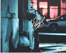 David Howard Thornton signed 8x10 Photo Art the Clown Terrifier JSA