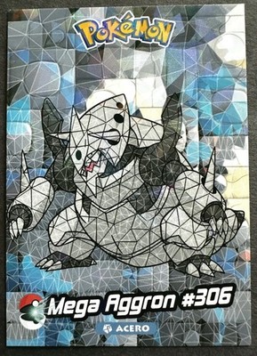 MEGA AGGRON - POKEMON JOHTO CRYSTAL CARD COLLECTION CCG ICE HOLO