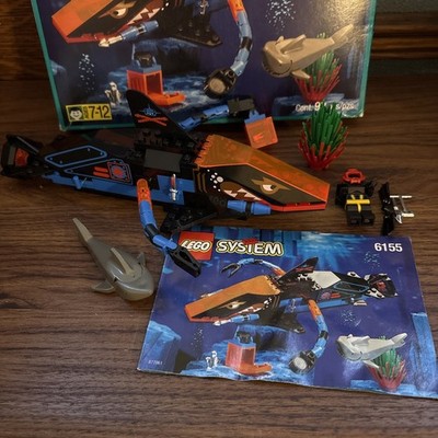 LEGO 6155 Aquazone Deep Sea Predator Box & Instructions Aqua