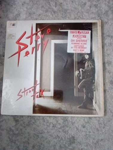 STEVE PERRY Street Talk VG+ VINYL in Shrink with HYPE STICKER JOURNEY