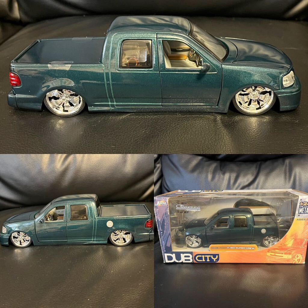 ミニカー Jada 2003 FORD F-150 SUPER CREW 1/24 Jada Toys - 2003 Ford F-150 Super Crew - 2003 Dub City