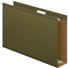 Pendaflex Reinforced 3" Extra Capacity Hanging Folders Legal Standard Green