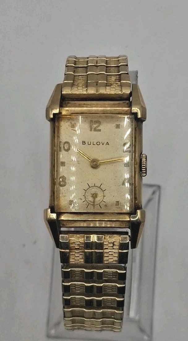 VINTAGE 10k GF 21 JW BULOVA FROM THE MID-20TH MECHANICAL (MANUAL) UNISEX Bulova Mechanical (Manual) 21 Jewels Wristwatches for sale  main image 3