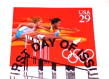 1991 Olympics - Track and Field - Hurdles - 22kt Gold Replica Stamps  SEE BELOW!
