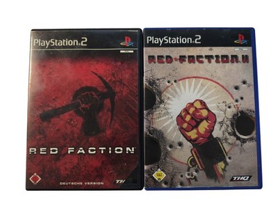 Red Faction 1+2 PS2 | Sony PlayStation | Inkl. Anleitungen  