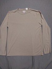 Drifire Shirt LS Large Brown Flame Resistant Base Layer Combat Tactical Crew