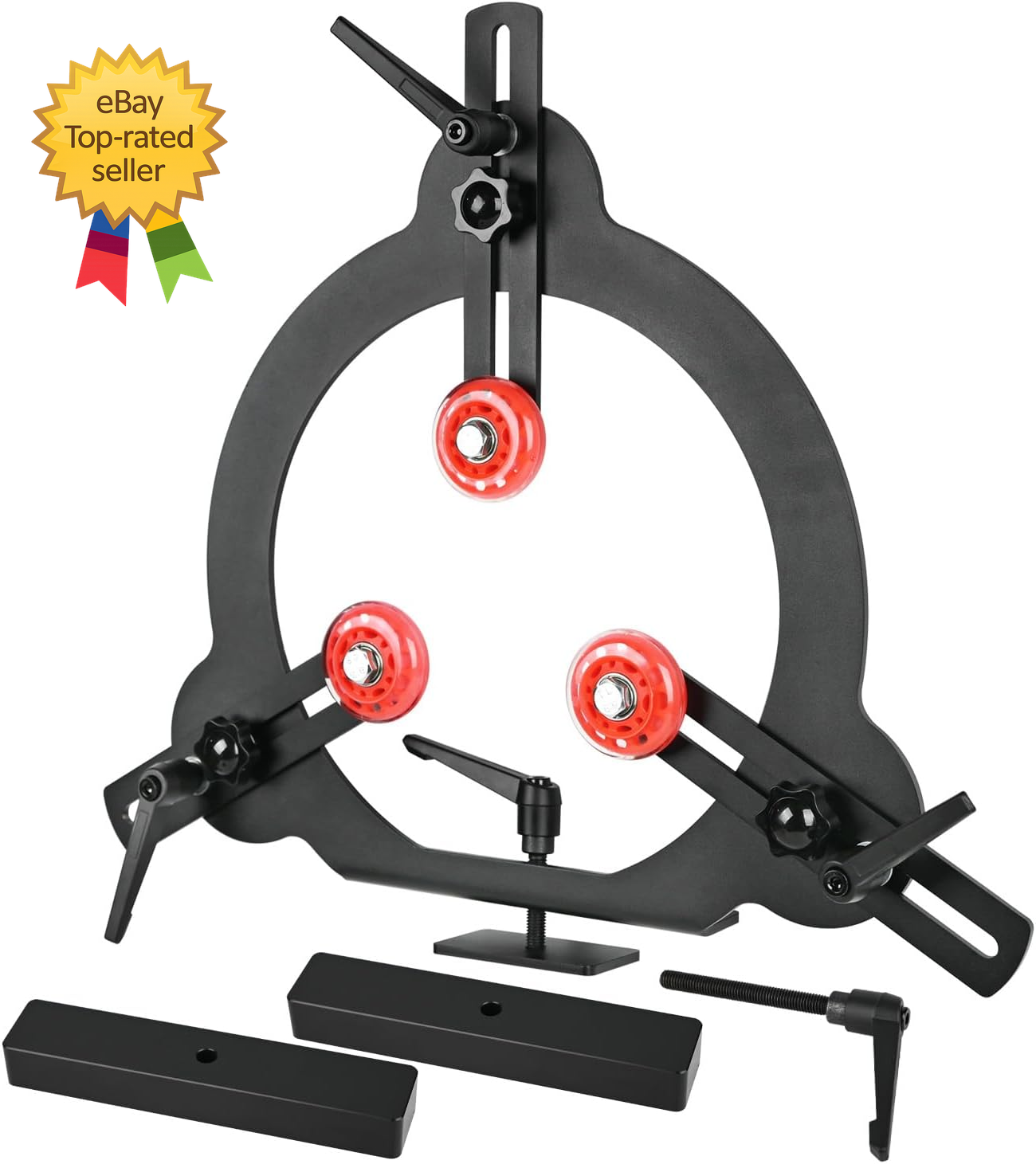 Woodturning Steady Rest for 12Inch,14Inch and 16Inch Swing Size Wood Lathe
