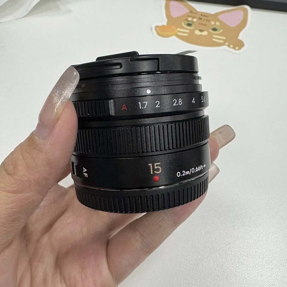 DJI Version Panasonic Leica 15mm F1.7 Lens for (MFT)Micro Four Thirds M4/3 Mount - Image 2 of 4