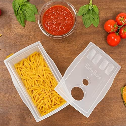 Microwave Pasta Cooker- the Original (2PK)- Cooks up to 4 Servings- No Mess, Sti - Picture 6 of 8