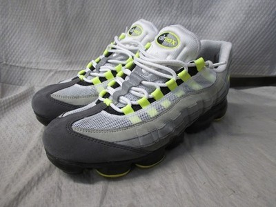 Nike Air VaporMax 95 Neon Black Volt Grey Green AJ7292-001 | Men's Size 10.5