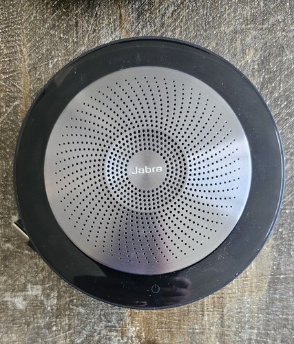 Jabra Speak 710 Wireless Bluetooth Speaker w/Link 370 USB Adapter & Case Tested