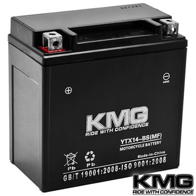 YTX14-BS Sealed SMF Battery For Honda 400 TRX400 Rancher AT 2004-2006