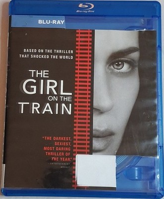 The Girl on the Train (2016) Blu-ray Emily Blunt Library Copy Tested Excellent 