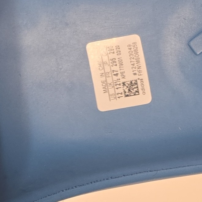 adidas Yeezy Slide Blue Men's Slide Sandal US 12 UK 12 EU 47 MPN #124723049 thumbnail 2