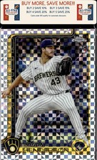 2025 Topps Chrome Update #USC65 Logan Henderson X-Fractors RC Milwaukee Brewers