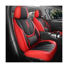 Car Seat Covers Full Set - Universal Seat Covers for Cars SUV Truck Faux