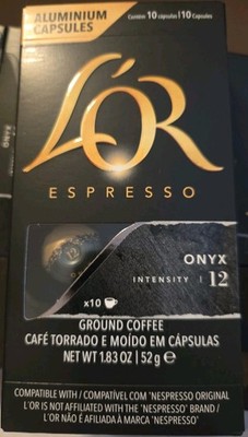 400ct Nespresso LOR Espresso ONYX 40x10Capsules