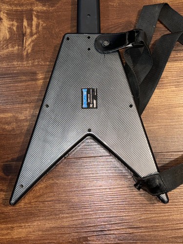 PS2 Guitar Hero SHREDMASTER CARBON-FIBER Wireless DGPN-532 no Cables UNTESTED - Picture 6 of 7