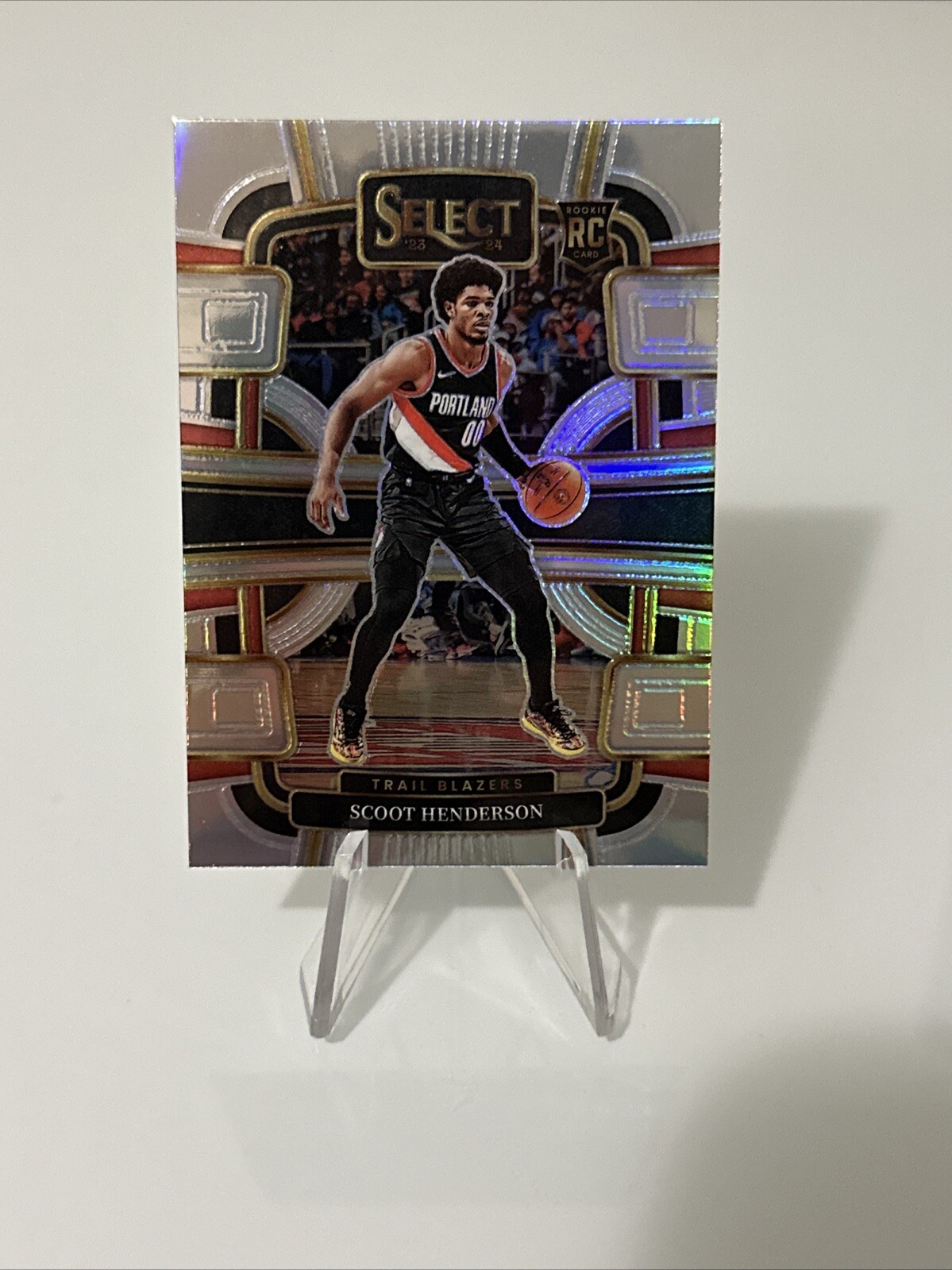 2023-24 Panini Select #77 Scoot Henderson Silver Prizms