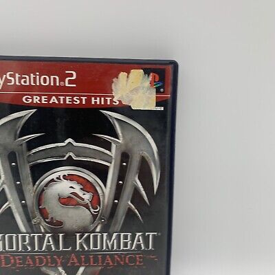 Mortal Kombat Deadly Alliance (PlayStation 2, PS2, 2002) Greatest Hits RARE  Red