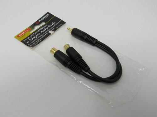 Radio Shack Y Splitter Audio Adapter 
