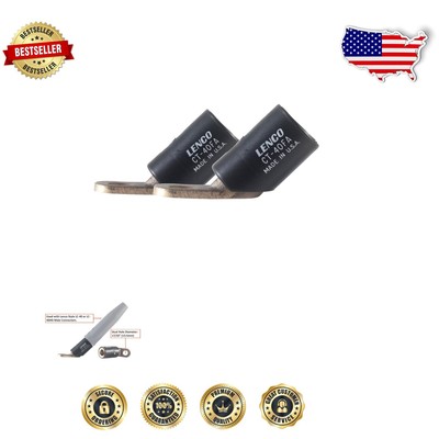 Non-Insulated Brass CT-40FA Connector Terminal - Two Pack for Secure Connections
