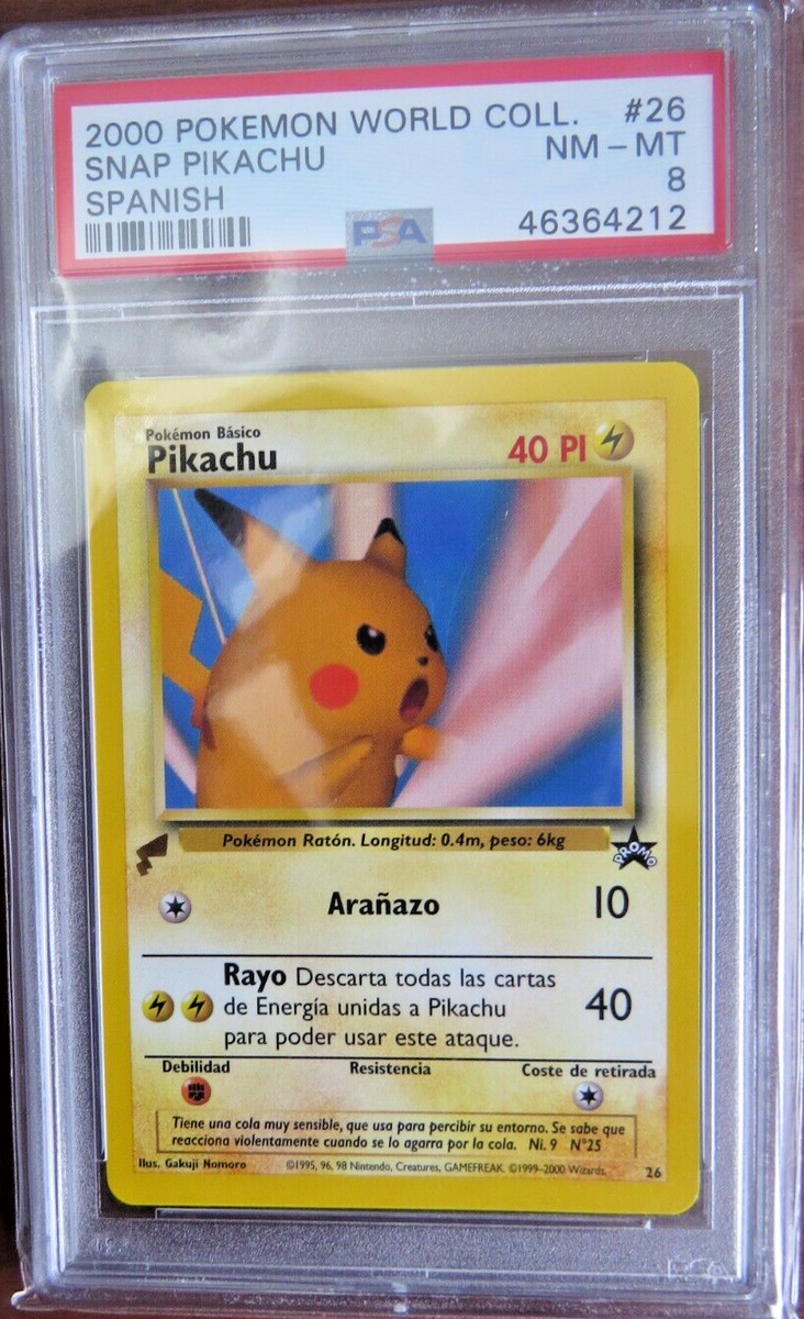 Pokémon World Collection 2000 Black Star Promo 26 Snap Pikachu
