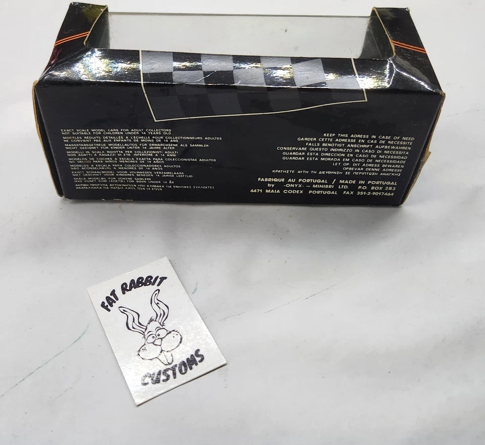 *VINTAGE* 1994 ONYX Indycars Collection Lola 93 - Eddie Cheever #180 - Imagem 3 de 3