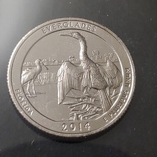 2014-S US Quarter Florida Everglades ATB series uncirculated quarter