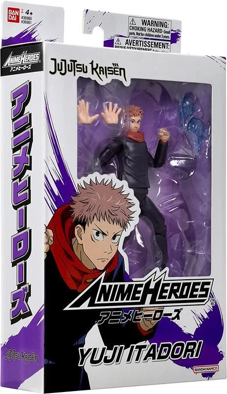 Bandai Namco Anime Heroes: Bleach, Naruto & Jujutsu Kaisen Action Figures