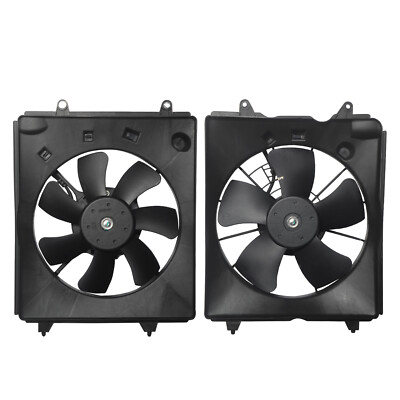 Radiator Cooling Fan Assembly For 2010 2011-2016 Honda CR-V 2.4L Engine LH+RH
