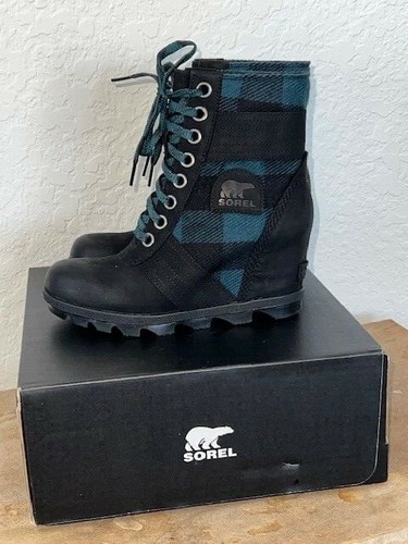 black sorel lexie wedge