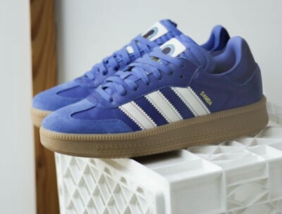 Adidas Samba XLG Men s Sz 10.5 Casual Shoe Royal Blue White Gum Sneaker Trainer