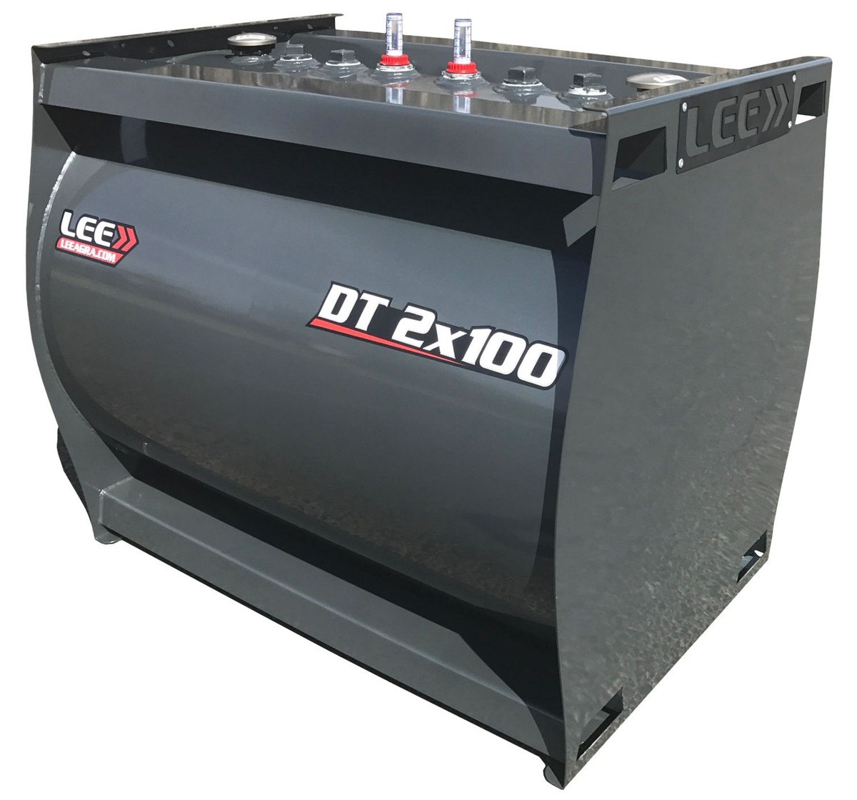 LEE DT 2x100 Diesel Fuel Transfer Tank, Dual Steel 100Gal Portable