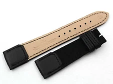 Jaeger Le-Coultre Reverse Casa Fagliano Black Canvas Strap 20/16mm Accessories