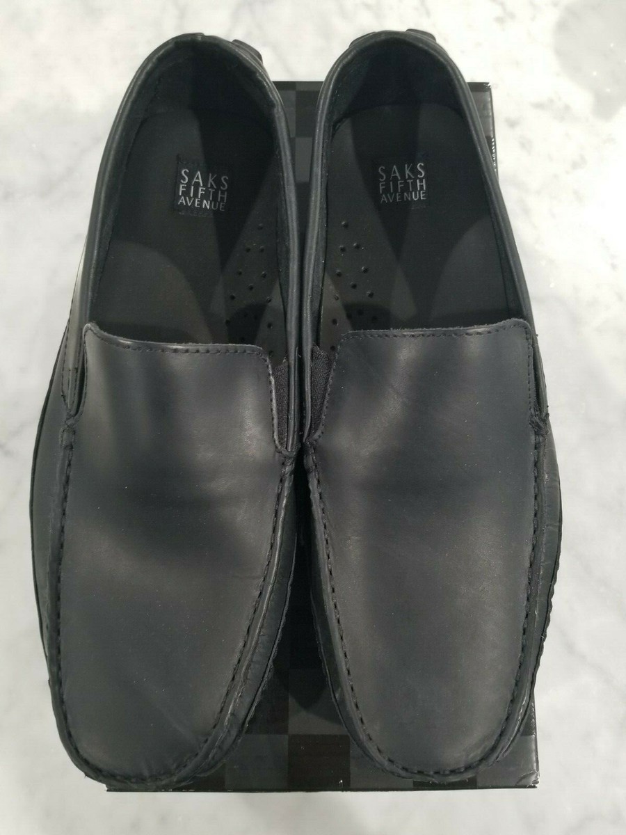 Saks Fifth Avenue Leather Driving Loafer Men Size 9 Men main image 4