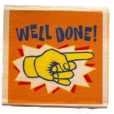 Well Done! - Teacher's Wood Mounted Rubber Stamp 1.5”