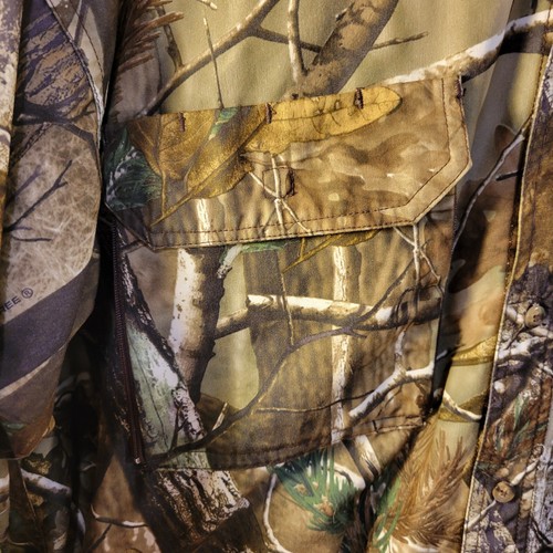 Gamehide Size XXL Hunting Coat Shirt Camo Realtree Break Up Button Long Sleeve - Picture 7 of 18